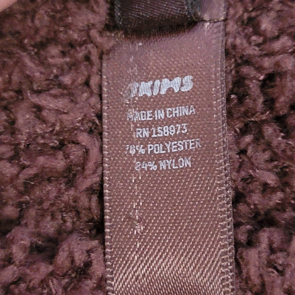 SKIMS Cozy Crew Neck Sweater in Rich Brown - Size L/XL - Picture 3 of 7